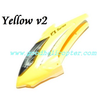 dfd-f101-f101a-f101b helicopter parts V2 head cover (yellow color)